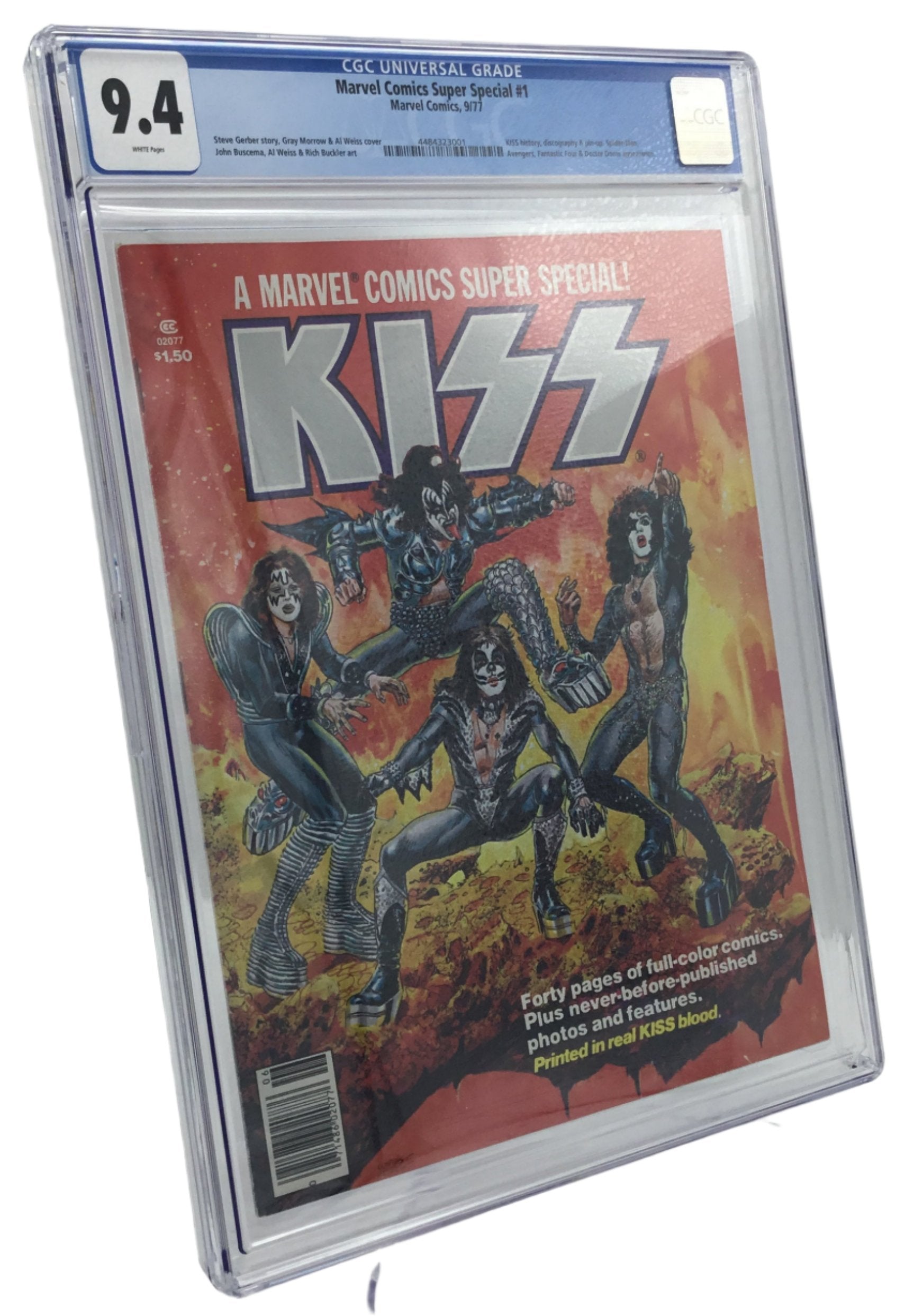 Marvel Comics Super Special #1 (1977) - KISS - CGC 9.4