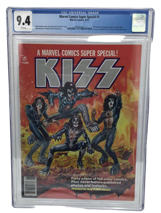 Marvel Comics Super Special #1 (1977) - KISS - CGC 9.4