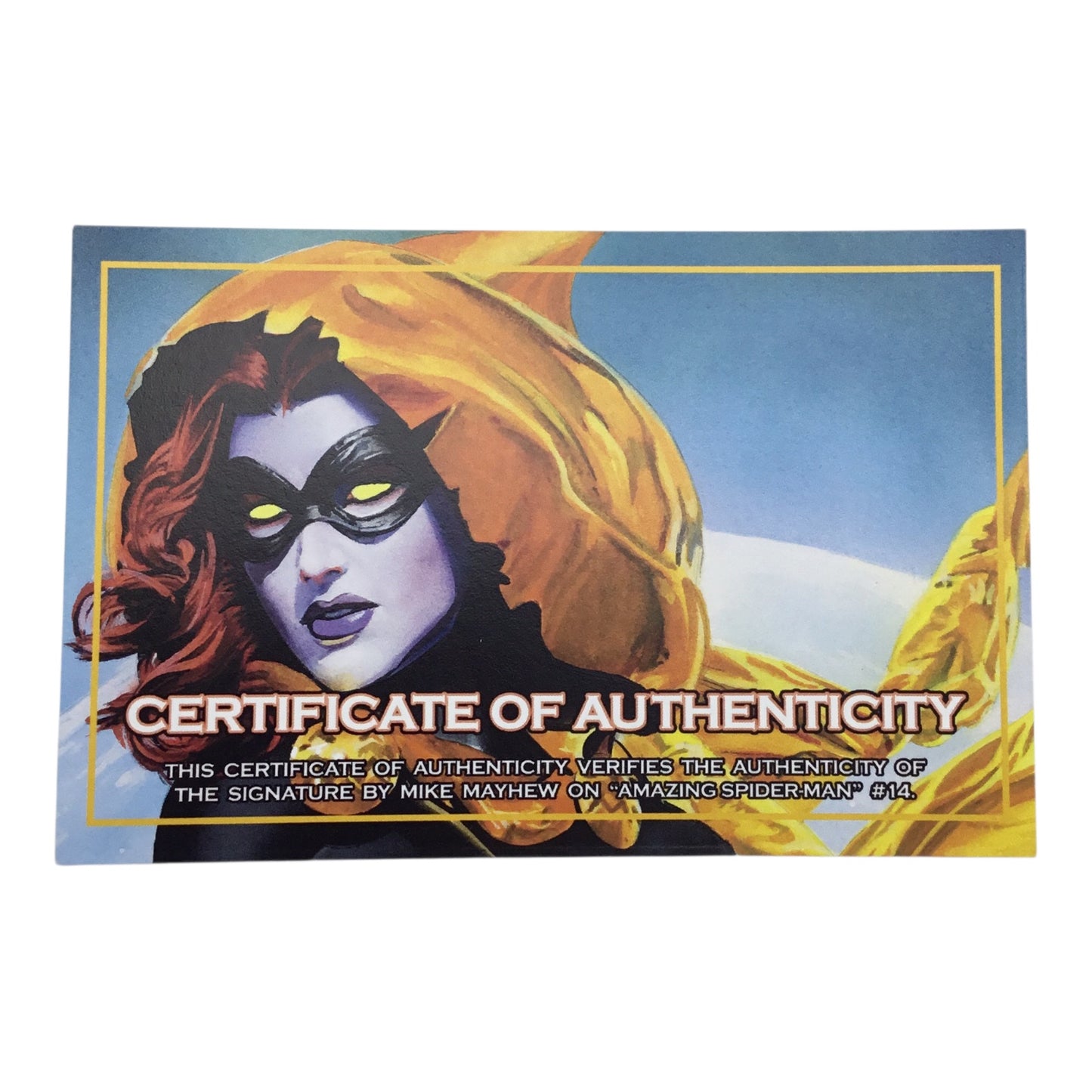 Marvel Comics – The Amazing Spider-Man #14 Signed by Mike Mayhew (LGY #908, Variant Edition)