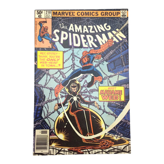 Marvel Comics – The Amazing Spider-Man #210 – “... Meet Madame Web!” (VG/FN)