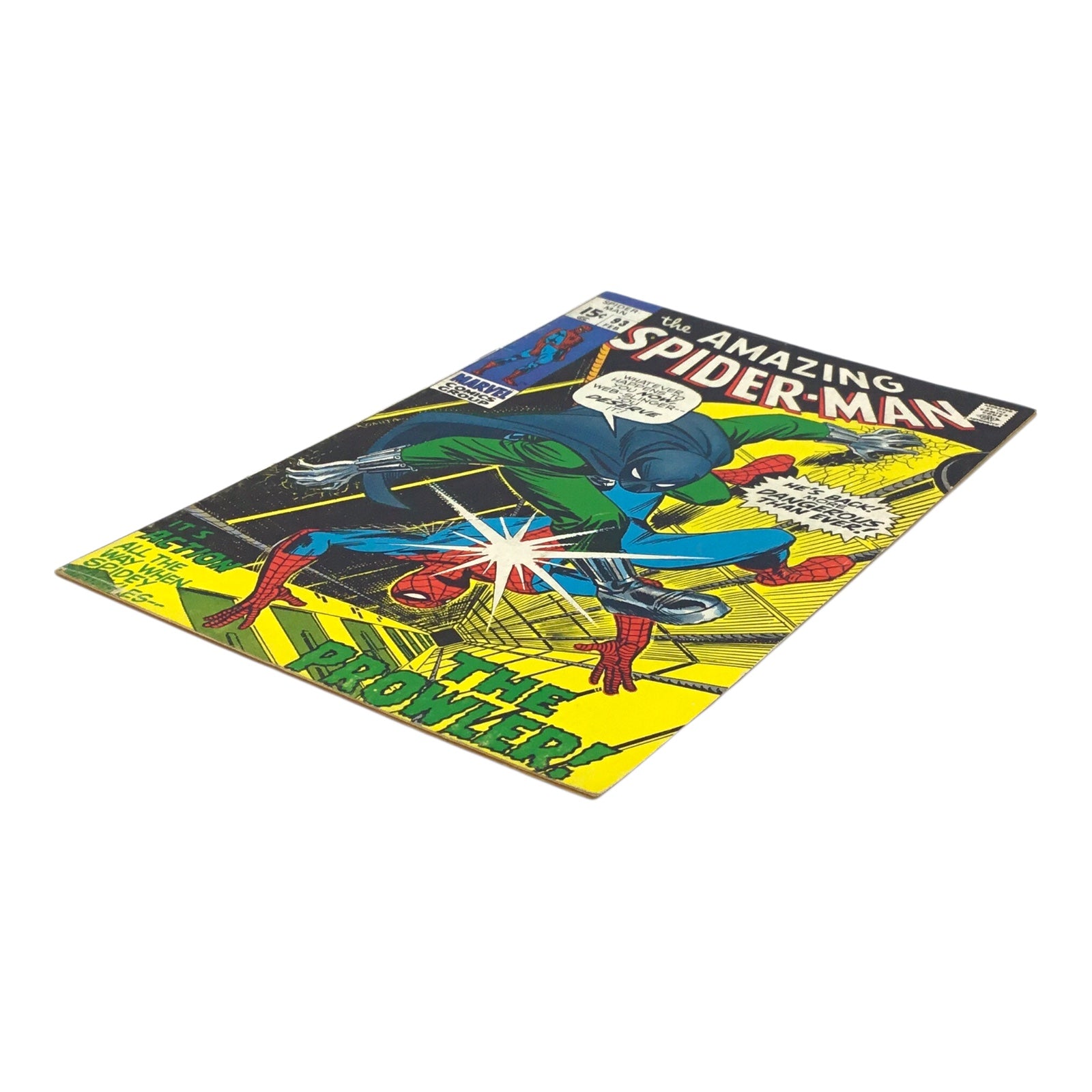 Marvel Comics – The Amazing Spider-Man #93 – “The Prowler” (VG)