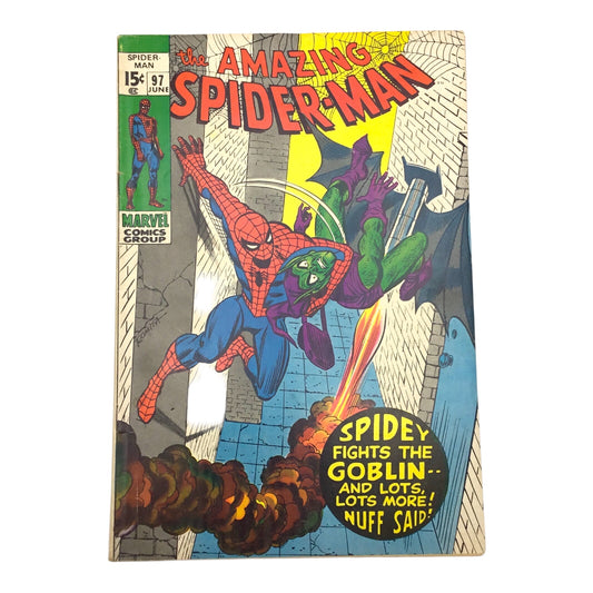 Marvel Comics – The Amazing Spider-Man #97 – “Spidey Fights the Goblin…” (GD/VG)