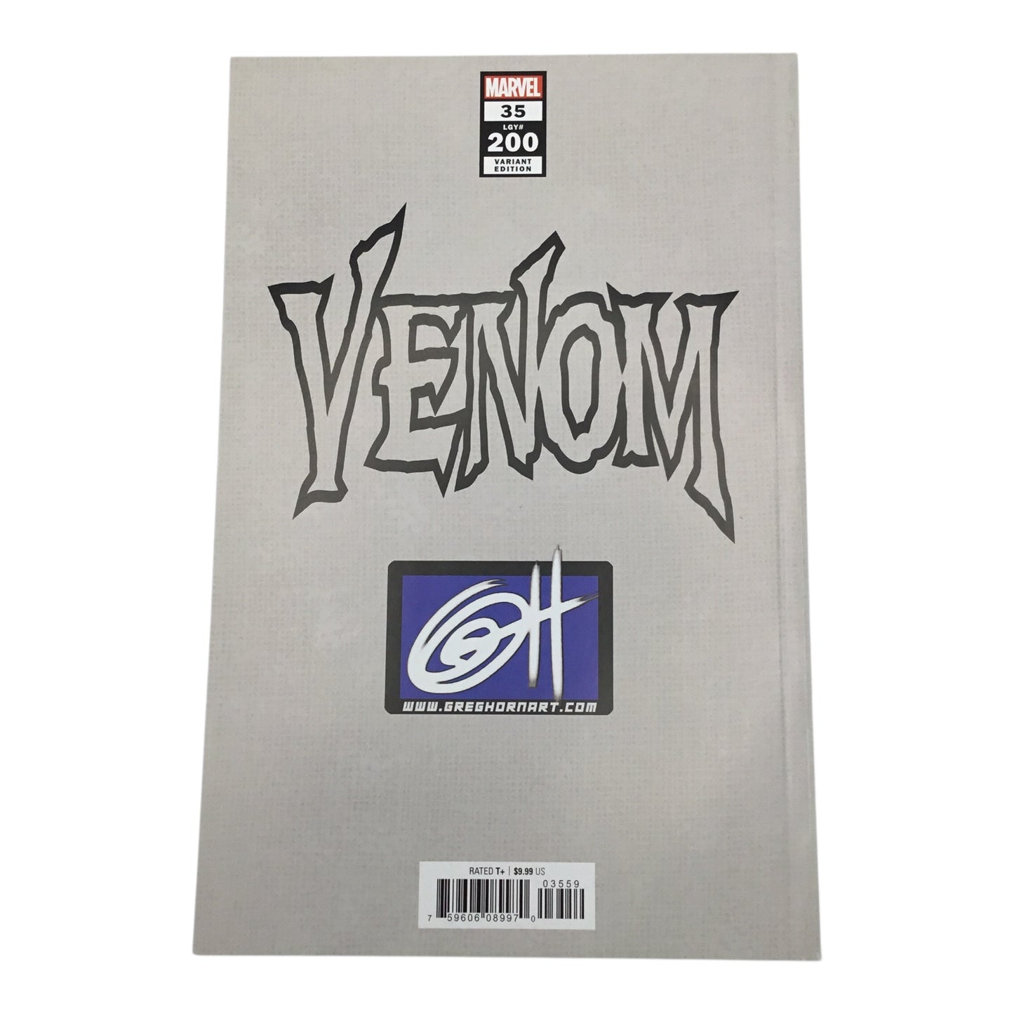 Marvel Comics – Venom #35 Signed by Donnie Cates (LGY #200, Greg Horn “Virgin” Variant)