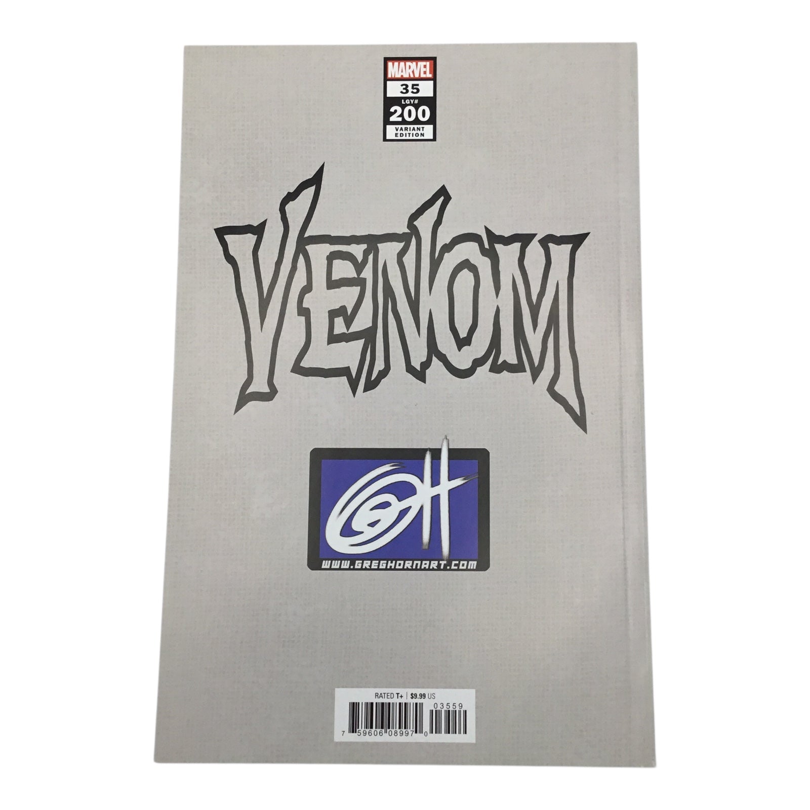 Marvel Comics – Venom #35 Signed by Donnie Cates (LGY #200, Greg Horn “Virgin” Variant)