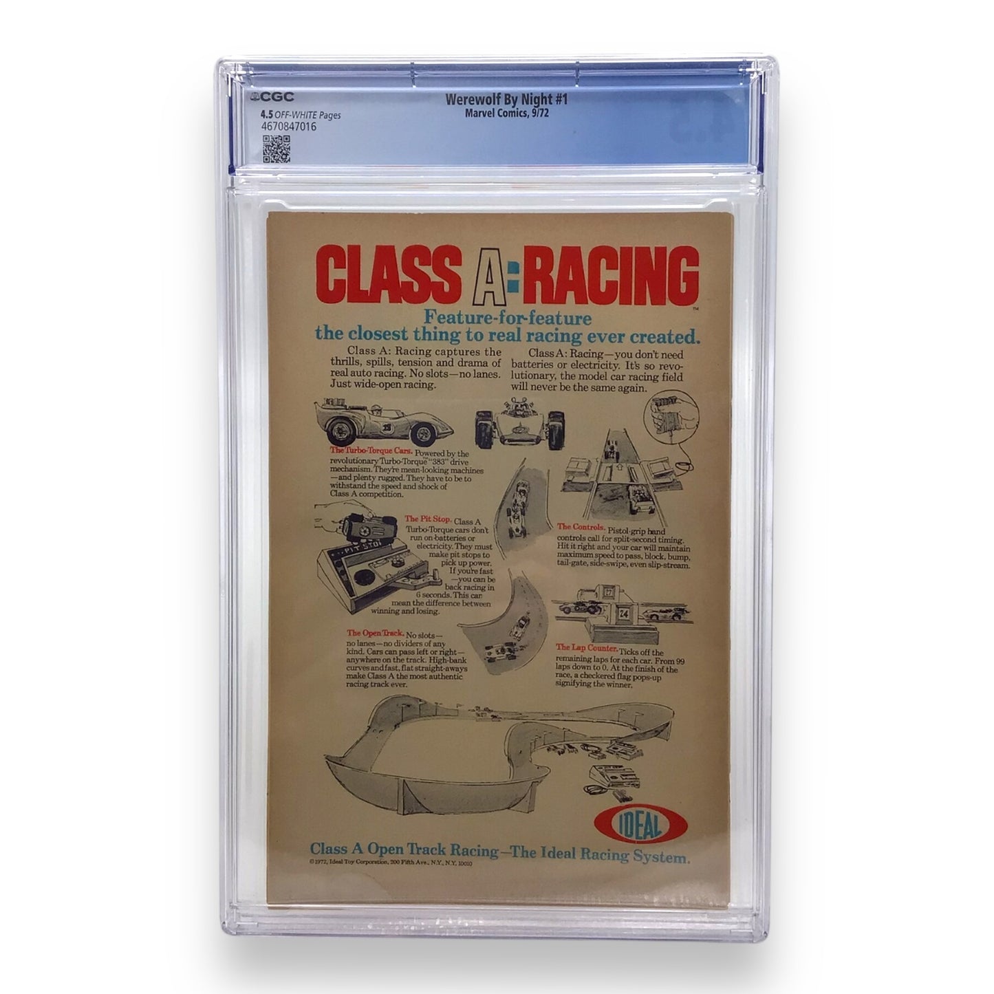 Marvel Comics Werewolf By Night #1 - CGC Graded 4.5