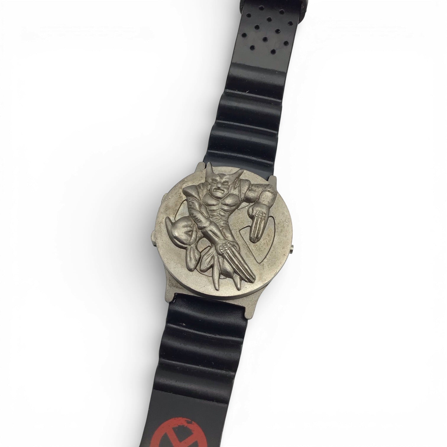 Marvel Comics X-Men Wolverine Metal Character 3D LCD Flip Up Watch 1994