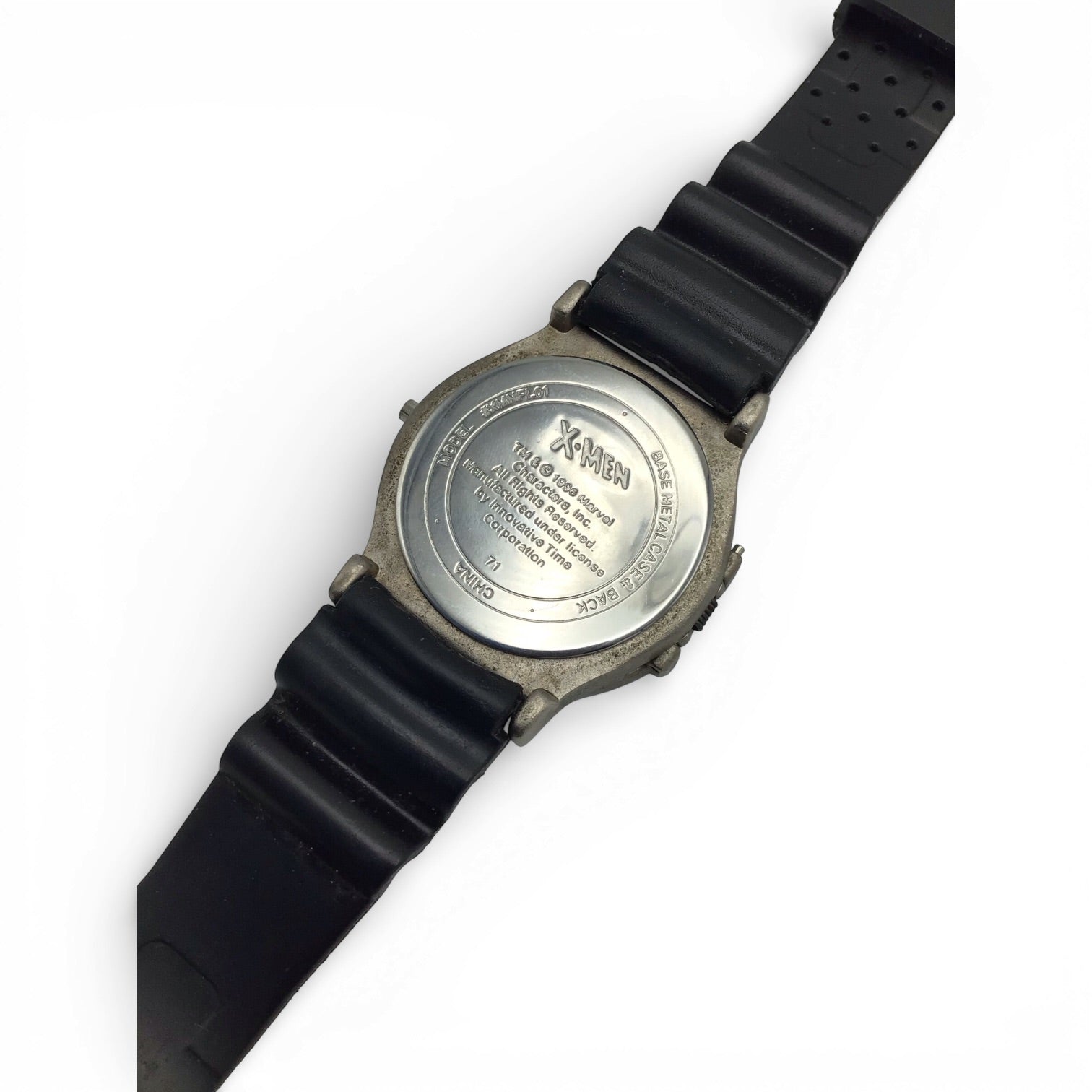 Marvel Comics X-Men Wolverine Metal Character 3D LCD Flip Up Watch 1994
