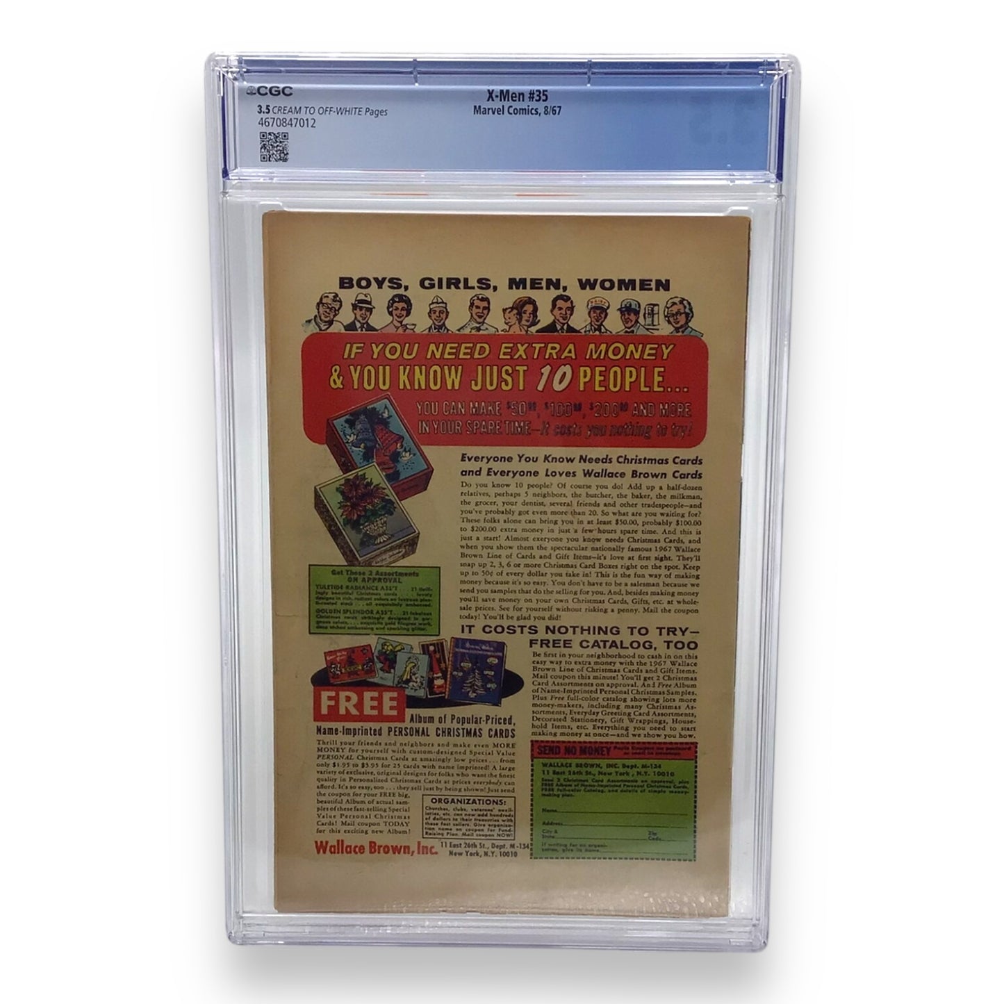 Marvel Comics the X-Men, First Appearance of the Changeling - CGC Graded 3.5