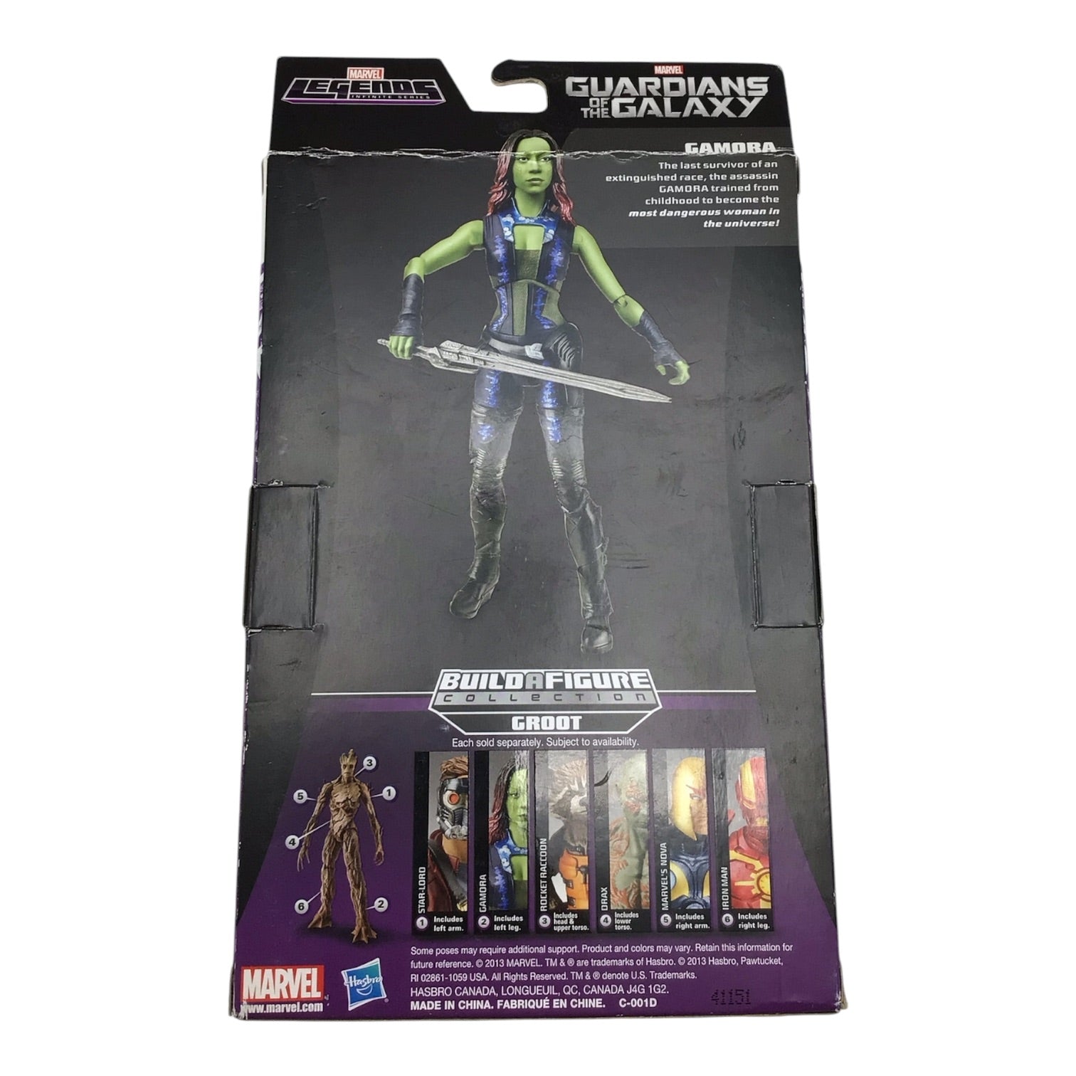 Marvel Gamora Figure - Guardians of the Galaxy Legends Infinite Series (2013)