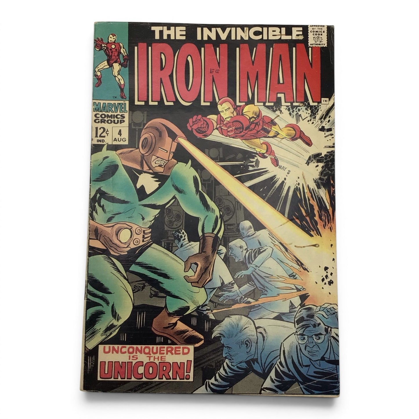 Marvel Iron Man #4 -"Unconquered Is The Unicorn!"