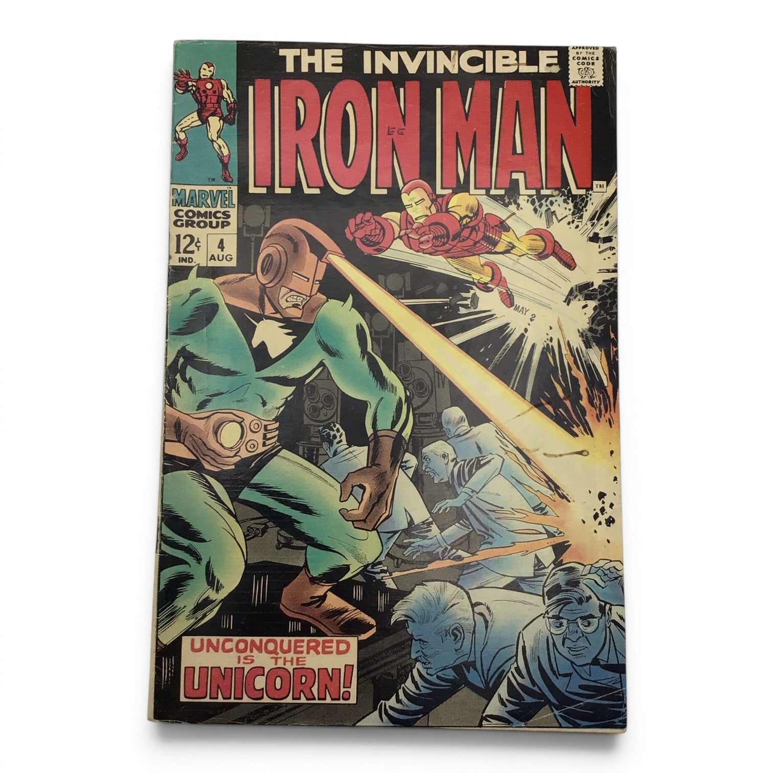 Marvel Iron Man #4 -"Unconquered Is The Unicorn!"