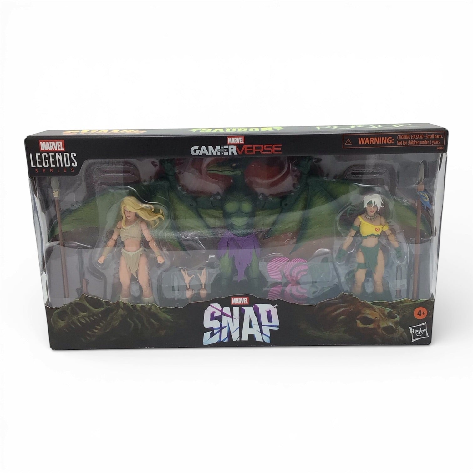 Marvel Legends Series Gamerverse Snap Savage Land 3 Pack - Rogue, Sauron, Shanna