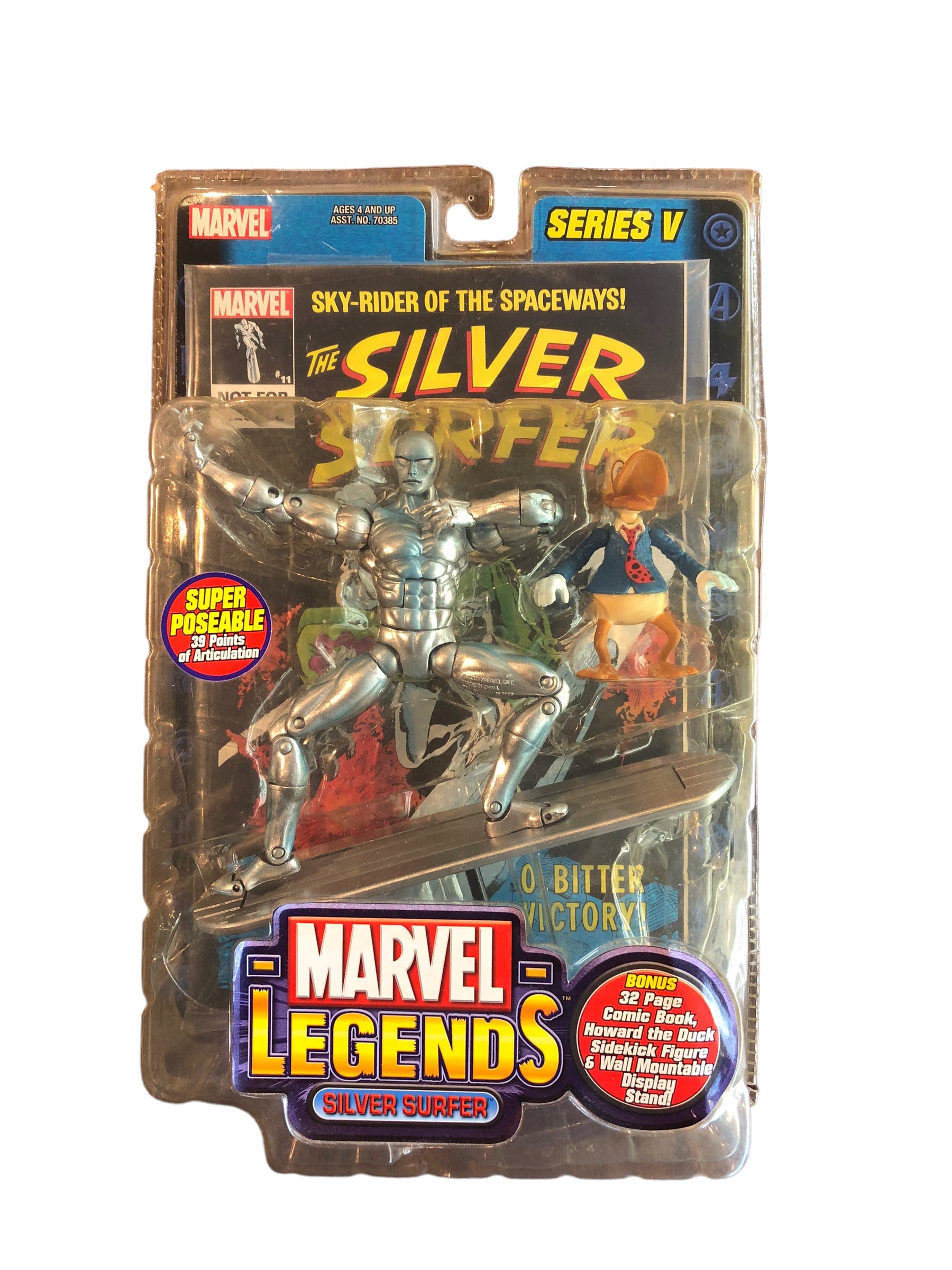 Marvel Legends Silver Surfer & Howard The Duck Figure Series 5 Toy Biz 2003