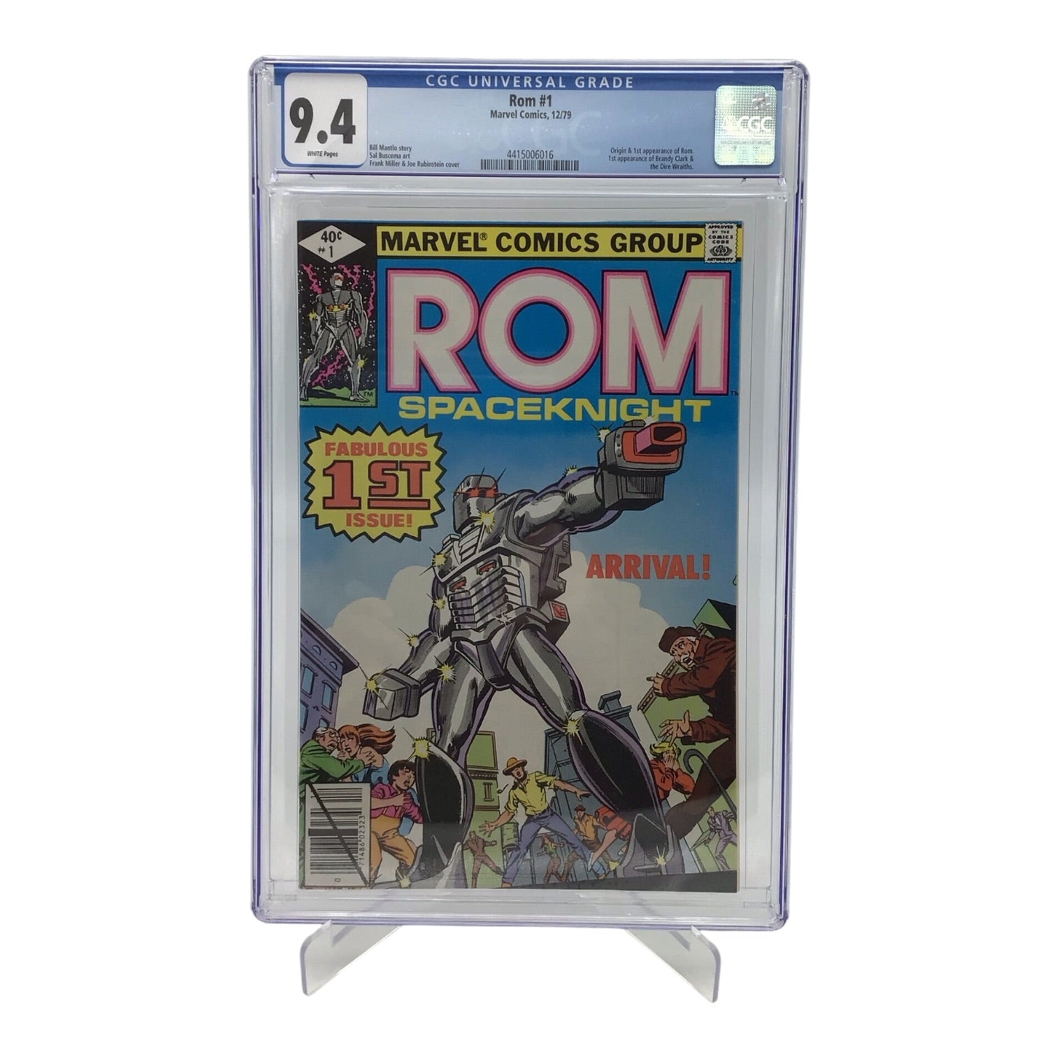 Marvel ROM #1 CGC 9.4 - Rom's First Appearance & Origin
