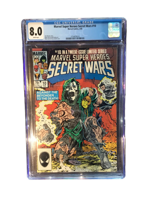 Marvel Secret Wars #10 CGC 8.0 Comic Book