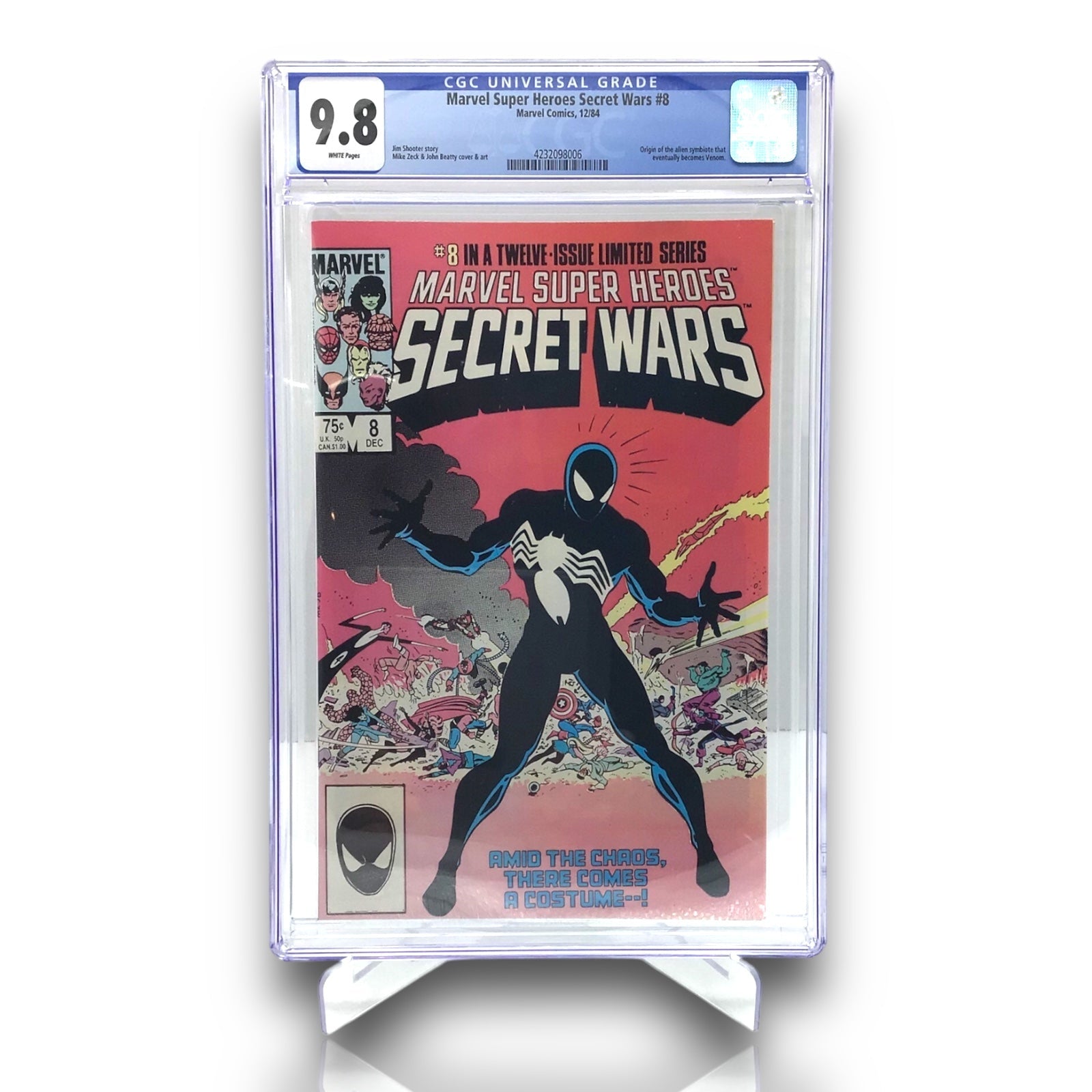 Marvel Super Heroes Secret Wars #8 (1984) - CGC 9.8 - First VENOM Symbiote