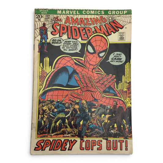 Marvel The Amazing Spider-Man #112 (1972) - Spidey Cops Out!