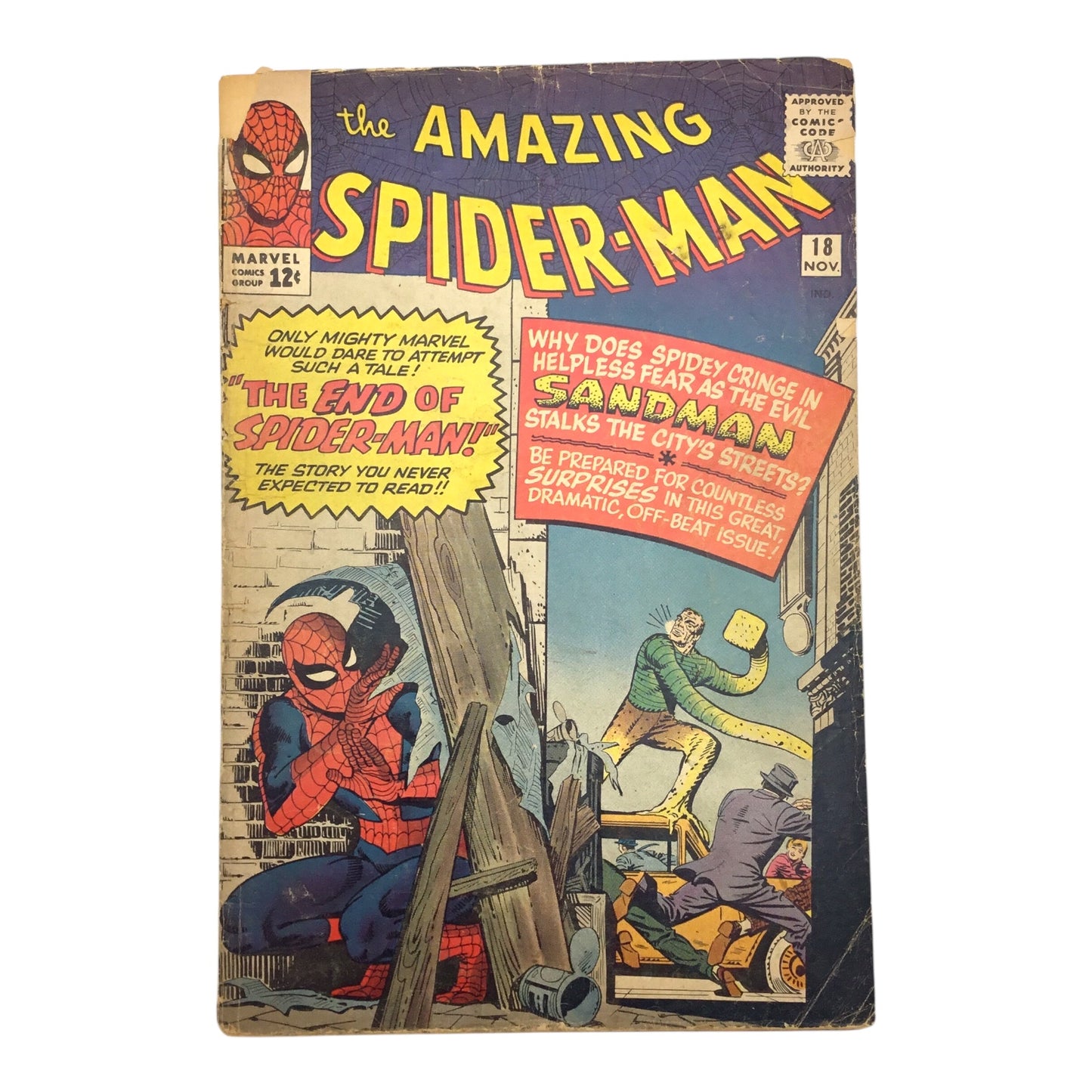Marvel The Amazing Spider-Man #18 – “The End of Spider-Man!” (GD)