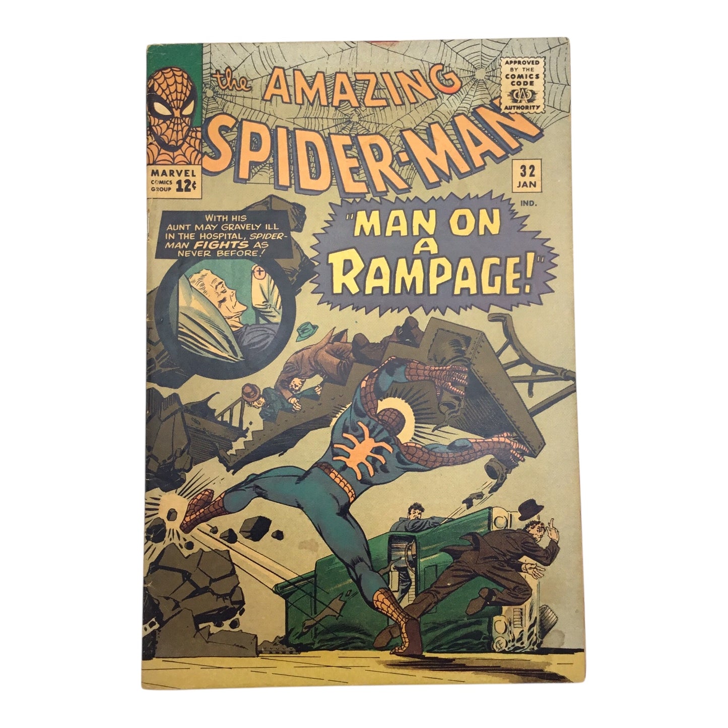 Marvel The Amazing Spider-Man #32 – “Man on a Rampage” (GD)