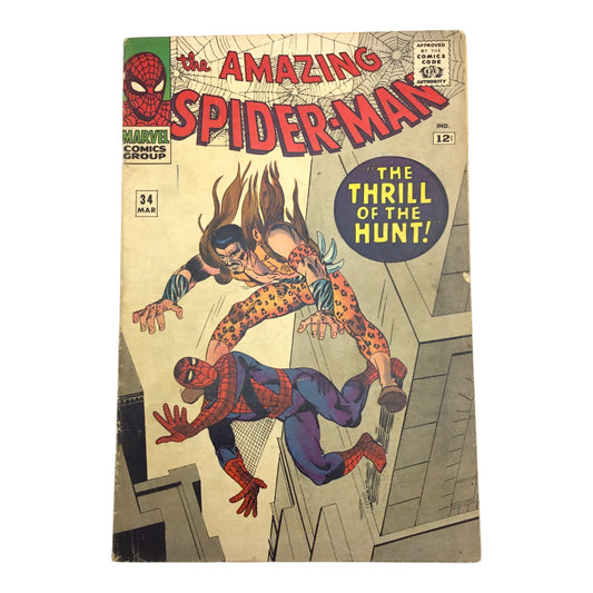 Marvel The Amazing Spider-Man #34 – “The Thrill of the Hunt” (FR/GD)