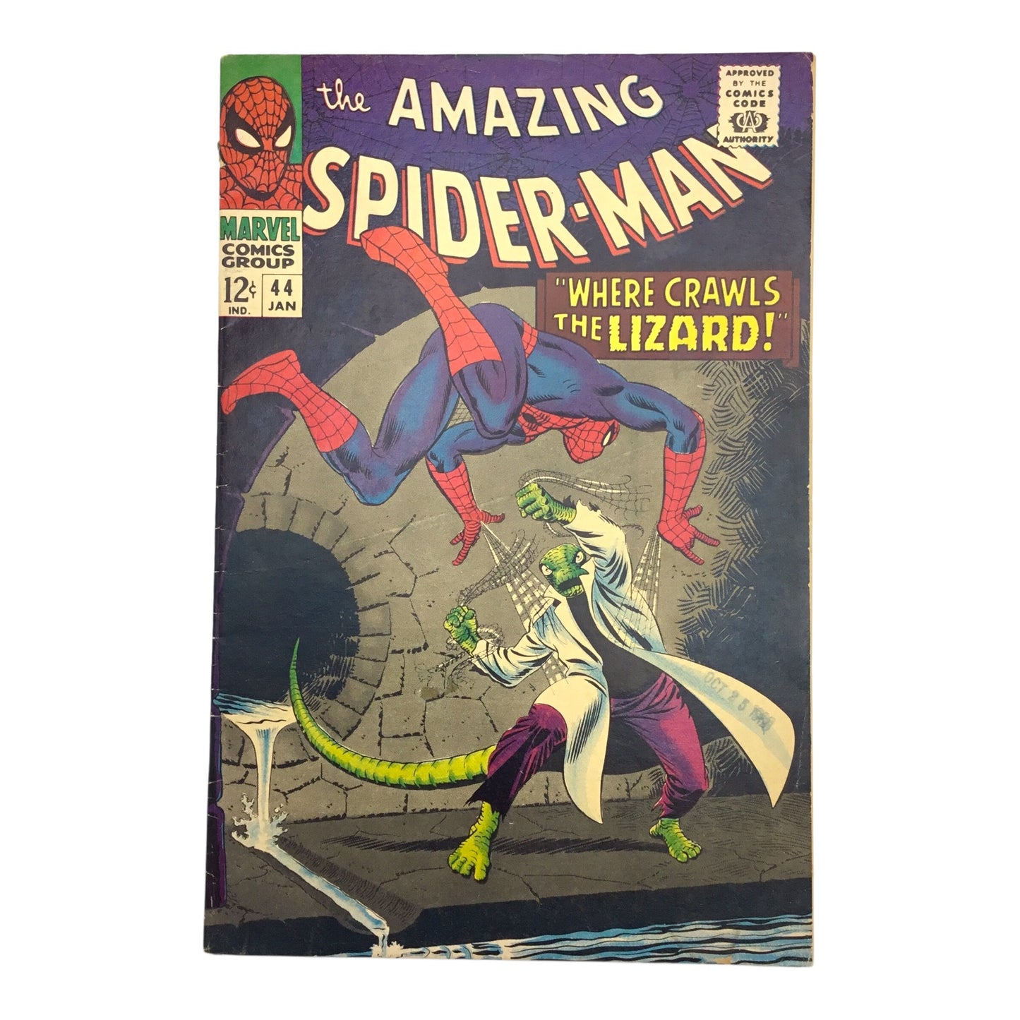 Marvel The Amazing Spider-Man #44 – “Where Crawls the Lizard!” (FR/GD)