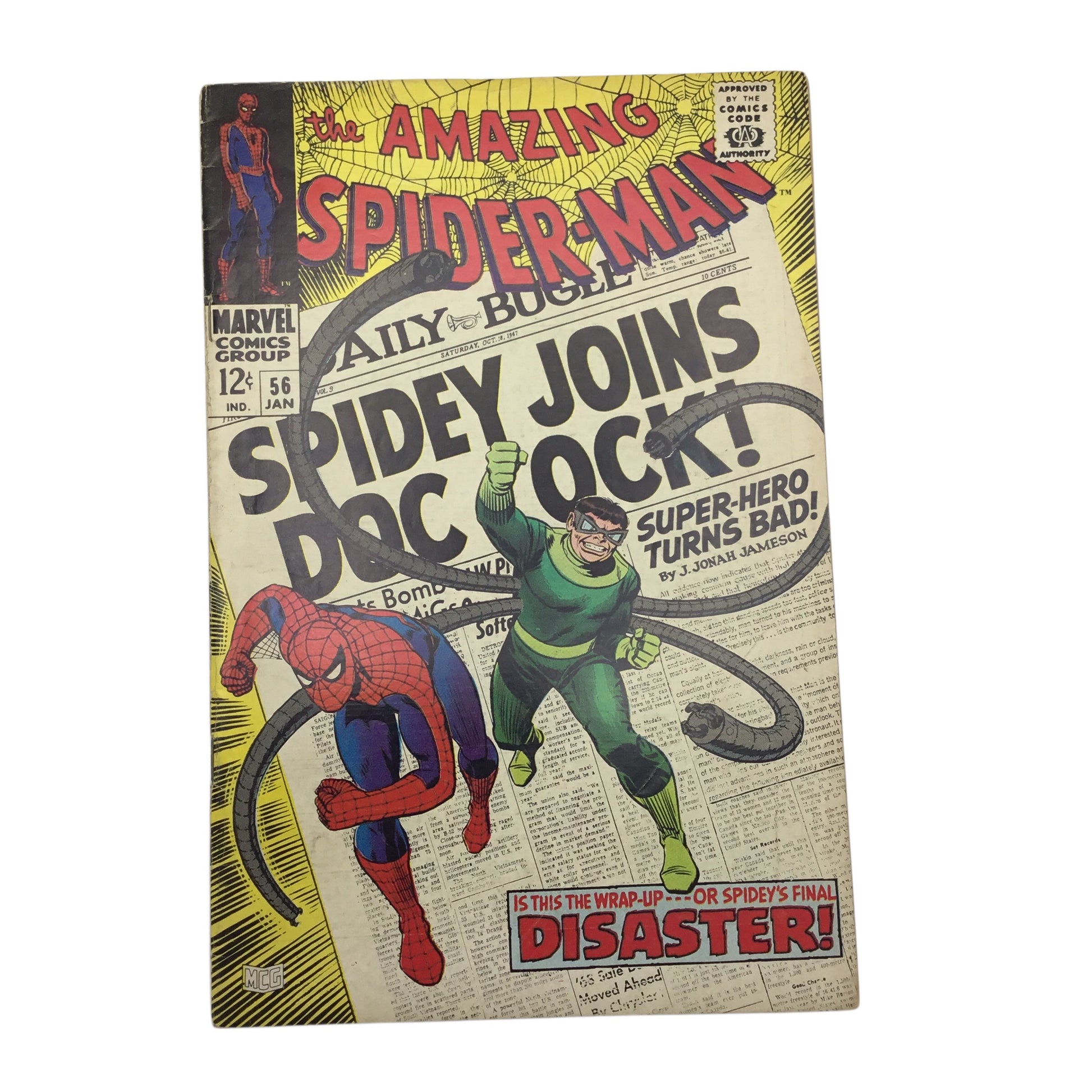 Marvel The Amazing Spider-Man #56 – “Spidey Joins Doc Ock!” (VG)