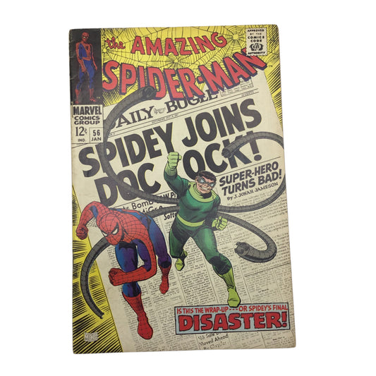 Marvel The Amazing Spider-Man #56 – “Spidey Joins Doc Ock!” (VG)