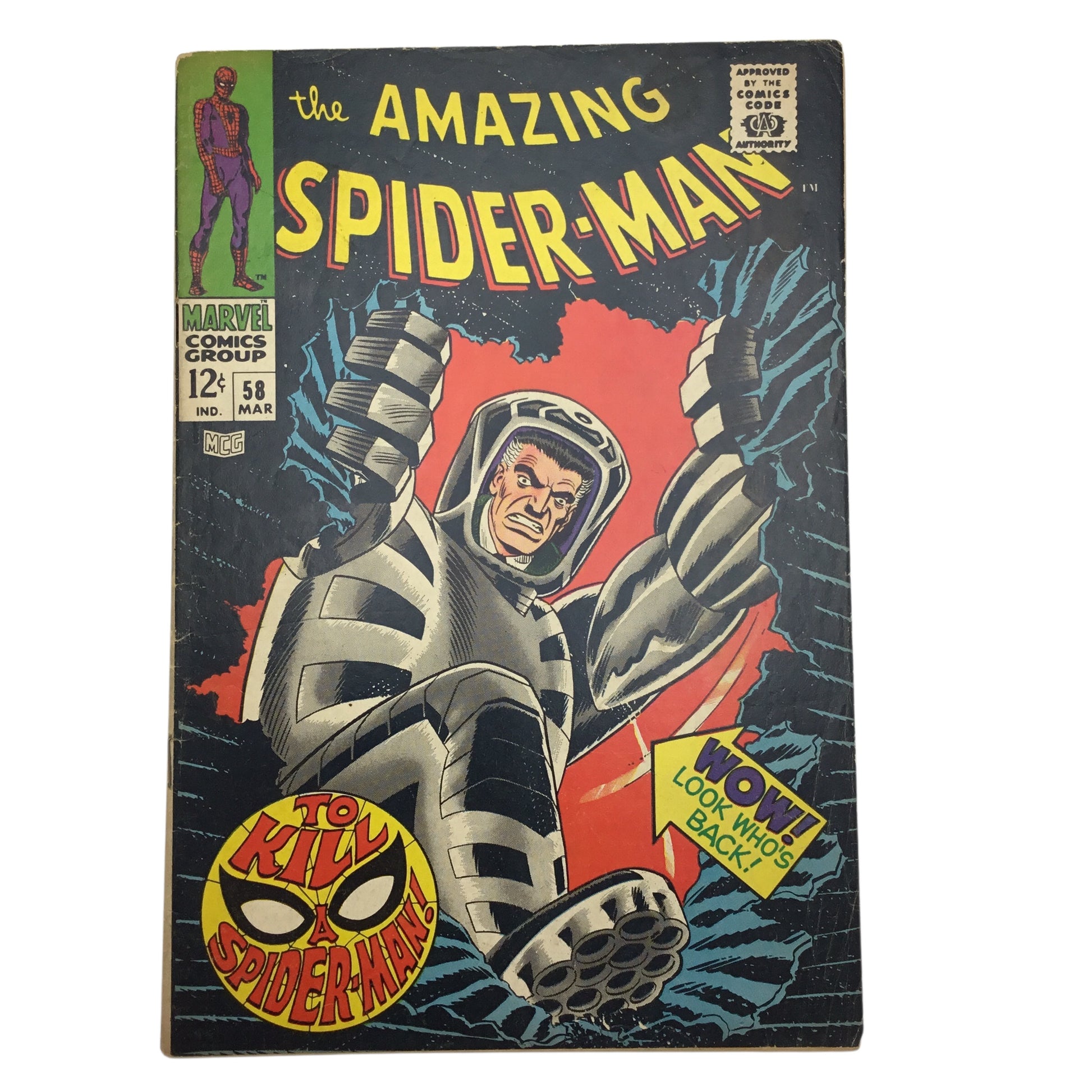 Marvel The Amazing Spider-Man #58 – “To Kill a Spider-Man!” (VG/FN)