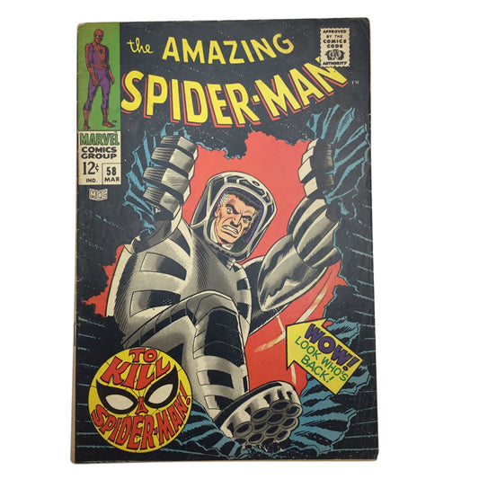 Marvel The Amazing Spider-Man #58 – “To Kill a Spider-Man!” (VG/FN)