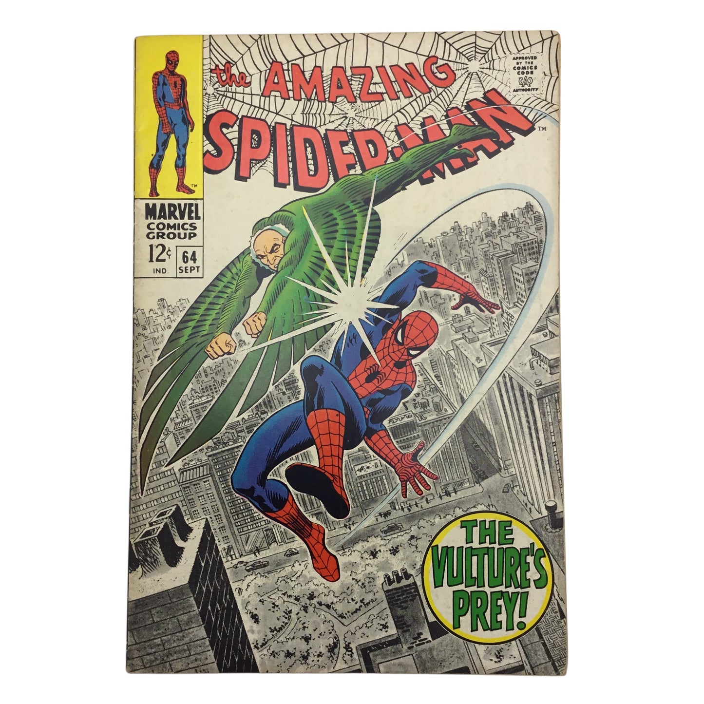 Marvel The Amazing Spider-Man #64 – “The Vulture’s Prey!” (VG)