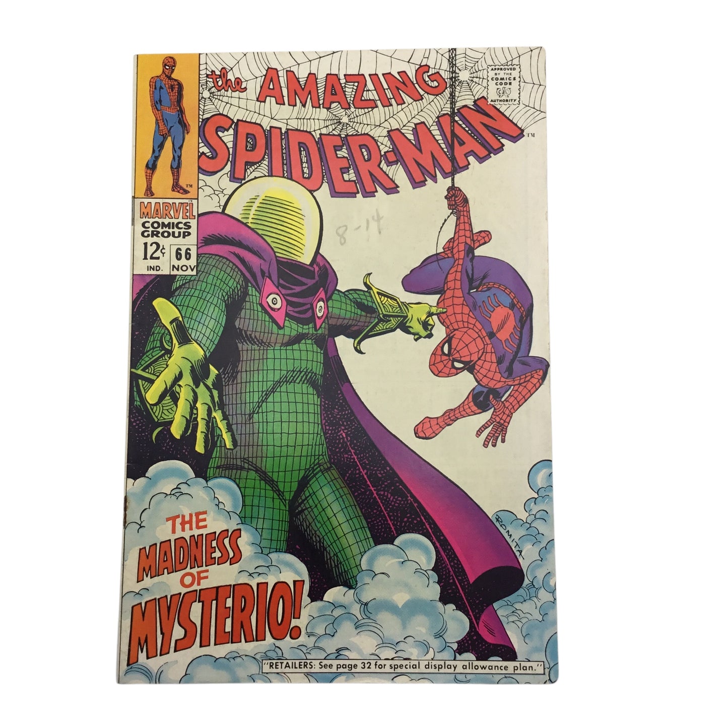 Marvel The Amazing Spider-Man #66 – “The Madness of Mysterio!” (GD/NG)
