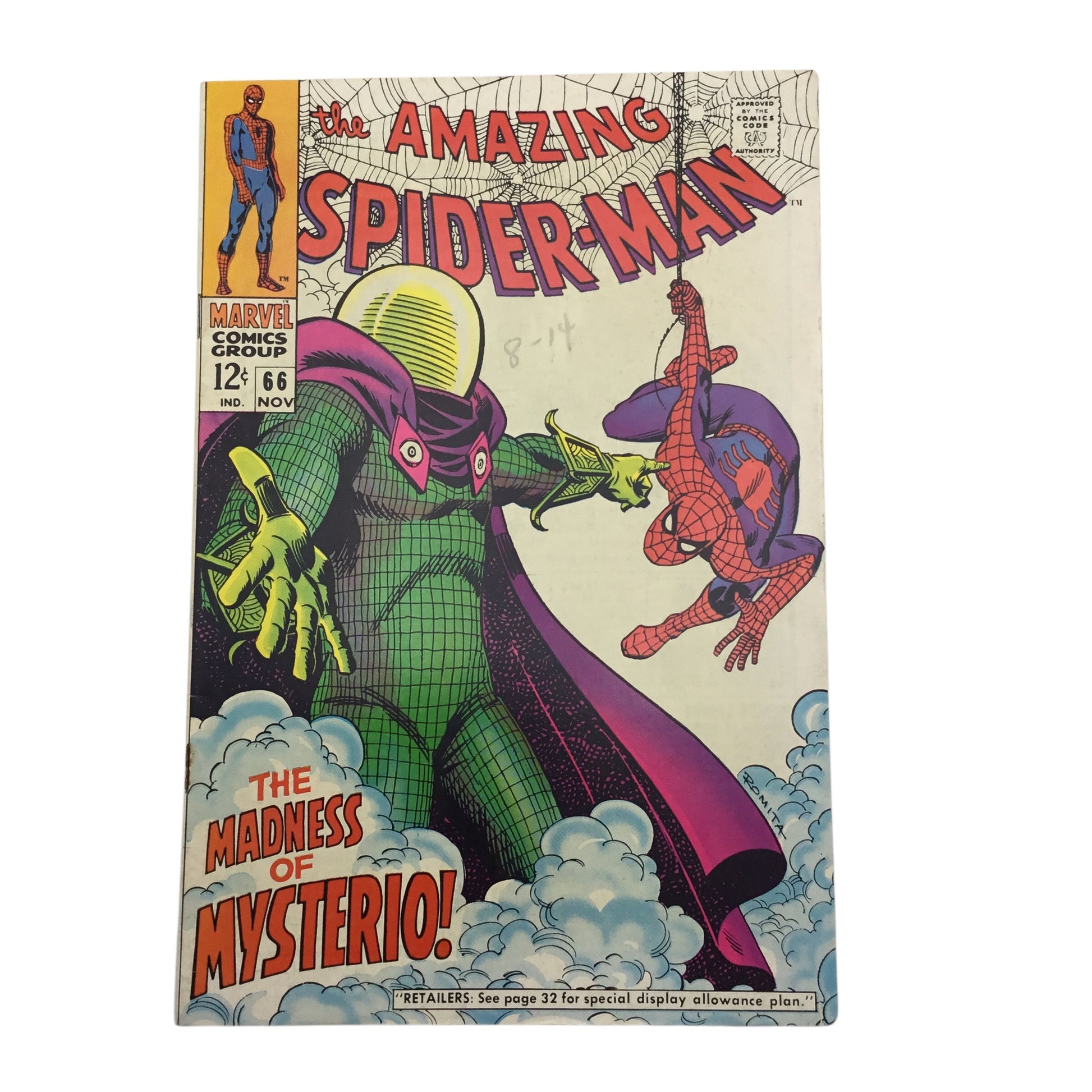 Marvel The Amazing Spider-Man #66 – “The Madness of Mysterio!” (GD/NG)