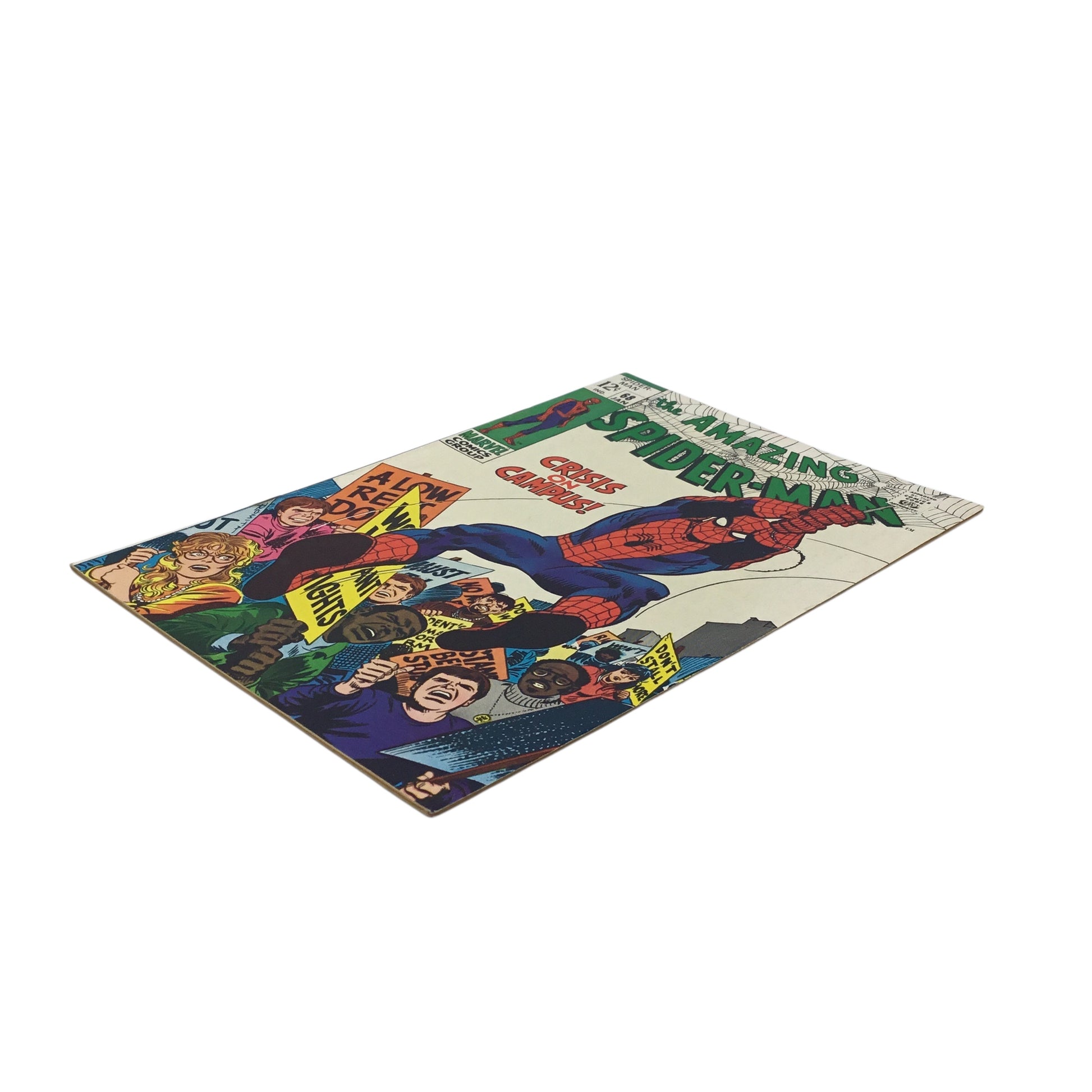 Marvel The Amazing Spider-Man #68 – “Crisis on Campus!” (VG)