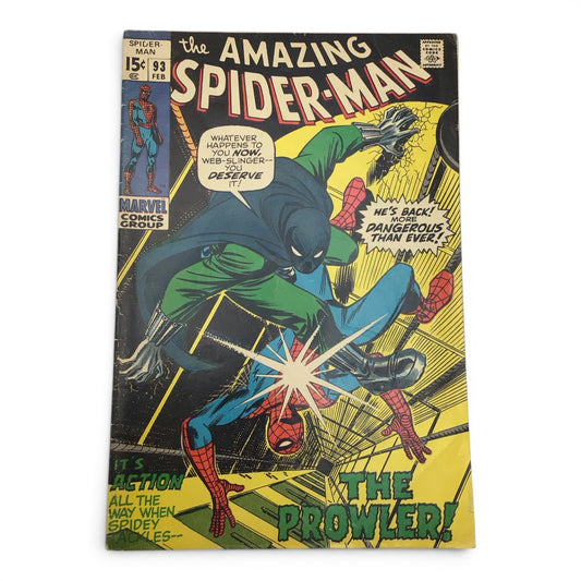 Marvel The Amazing Spider-Man #93 (1971) - The Prowler!
