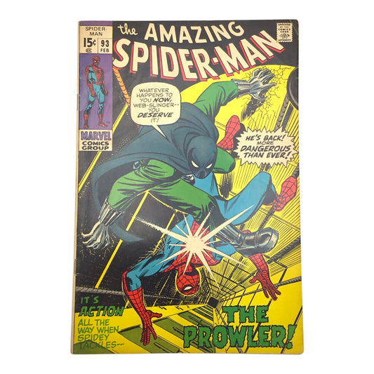 Marvel The Amazing Spider-Man #93 – “The Prowler” (VG/FN)