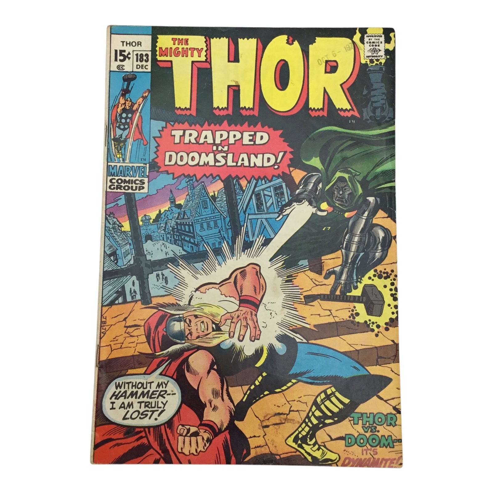 Marvel The Mighty Thor #183 – Trapped in Doomsland (VG/FN)