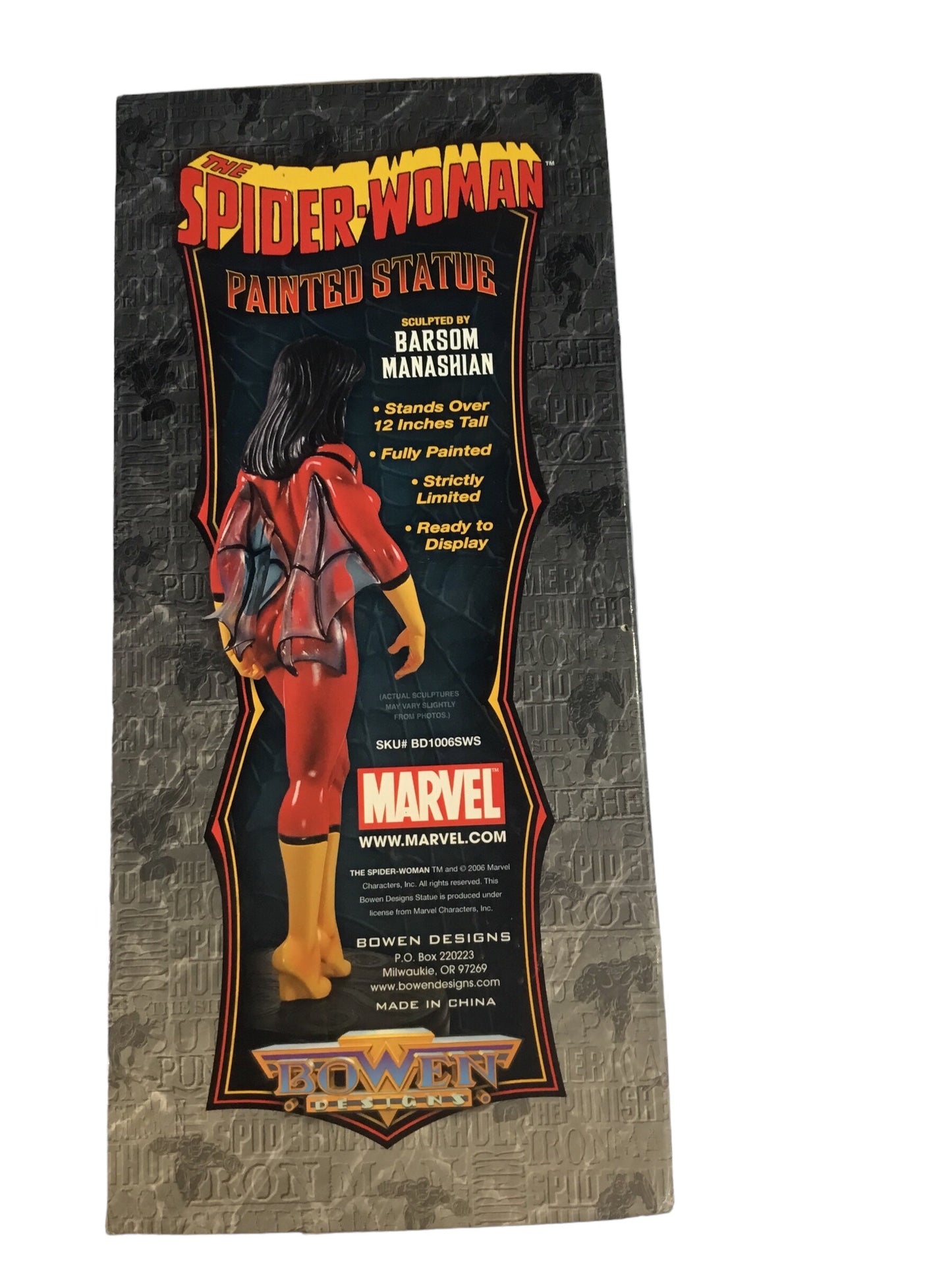 Marvel The Spider-Woman Painted Statue Limited 1324/1500