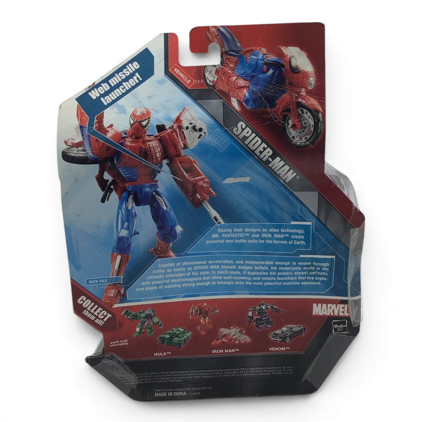 Marvel Vehicle to Hero Transformers Crossover: Spiderman