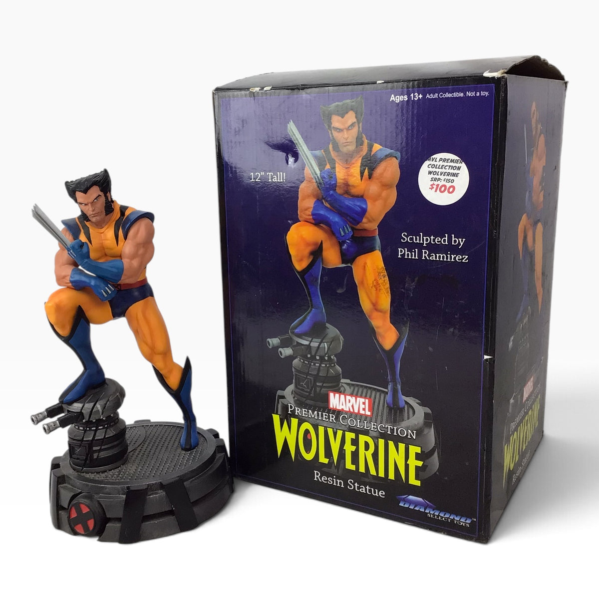 Marvel Wolverine Premier Collection Resin Statue 2016 – 12” Limited Edition #636/3000