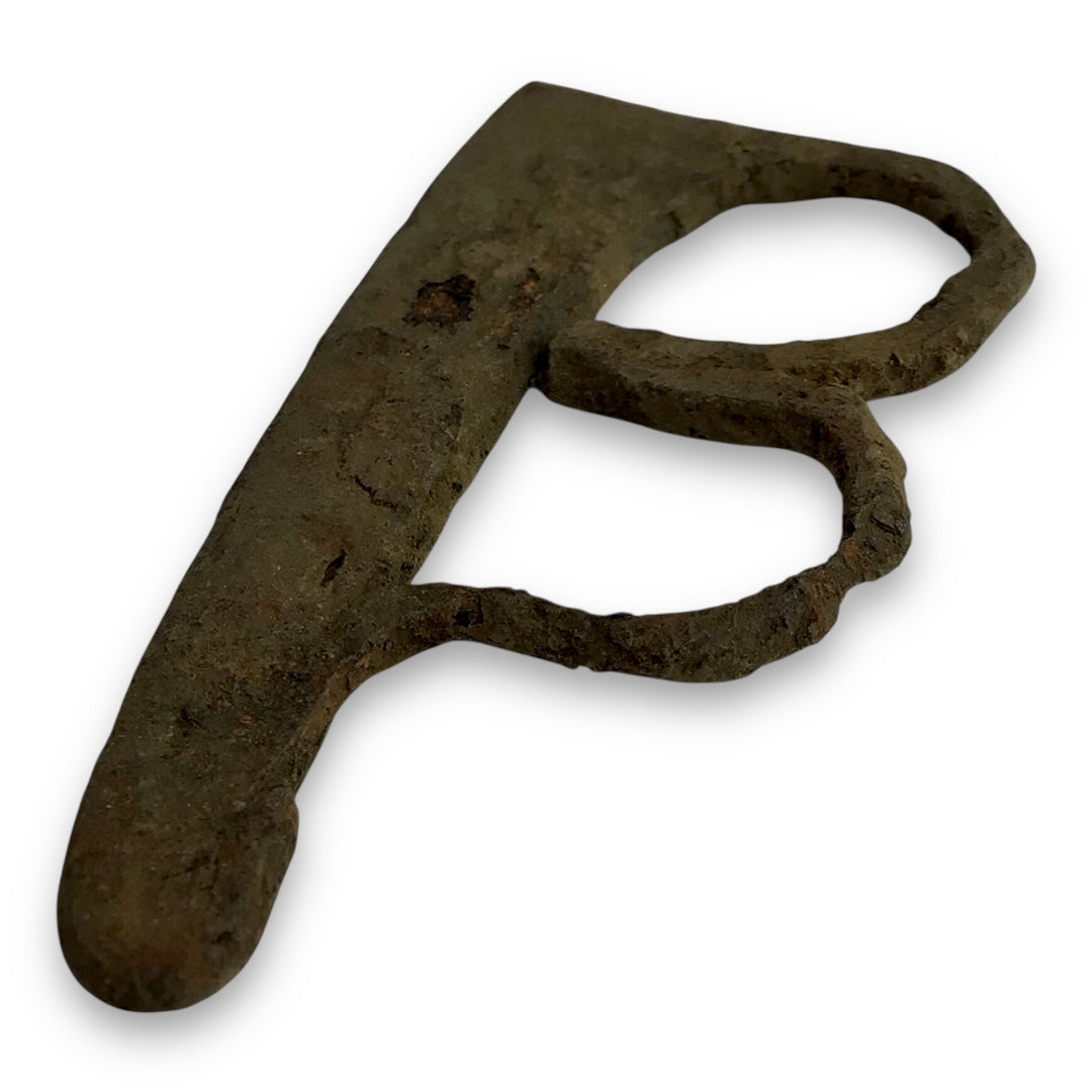 Massive Roman "B" Form Iron Fire Striker | Ancient Fire Starter | c. 2nd-1st Century BC