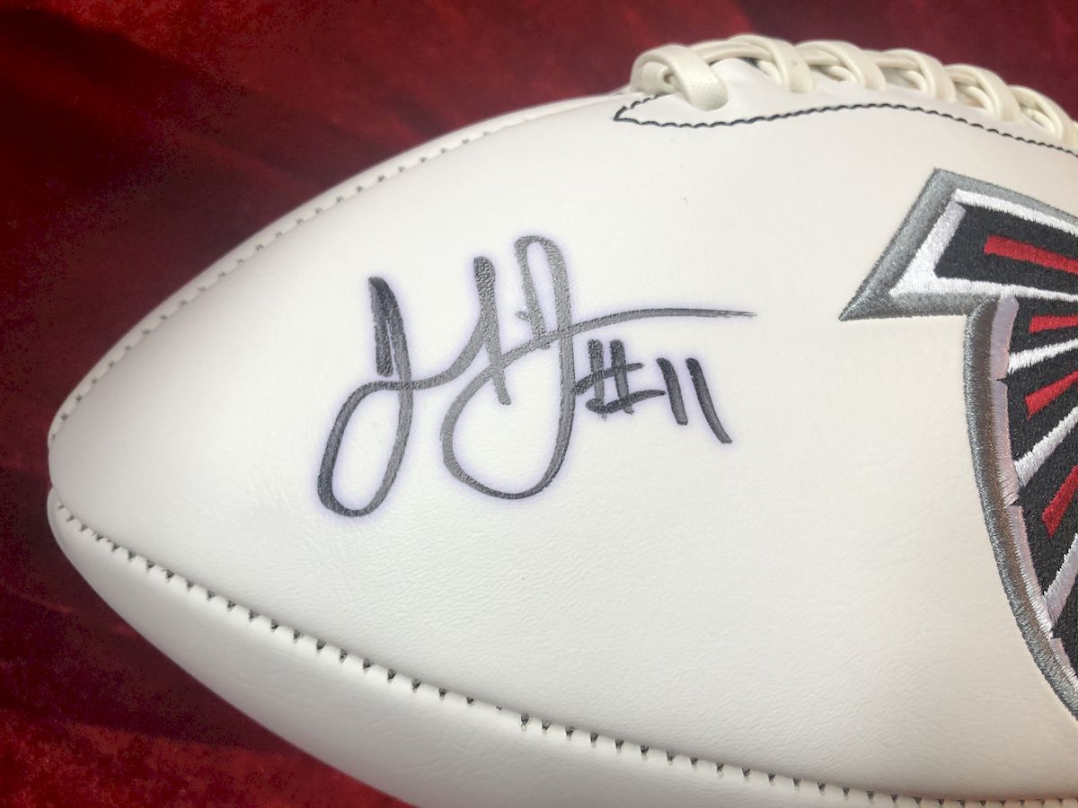 Matt Ryan & Julio Jones Guaranteed Authentic Autographed Football Shadowbox