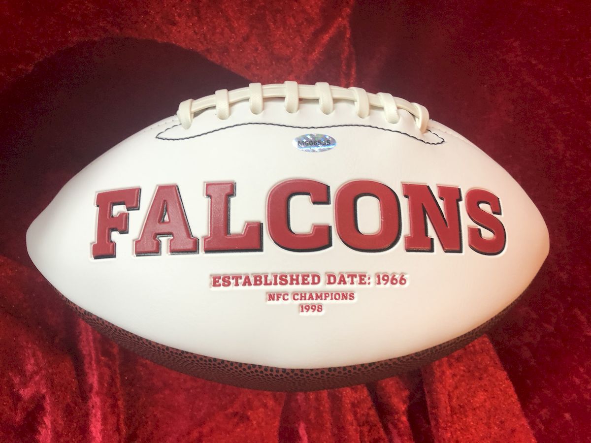 Matt Ryan & Julio Jones Guaranteed Authentic Autographed Football Shadowbox