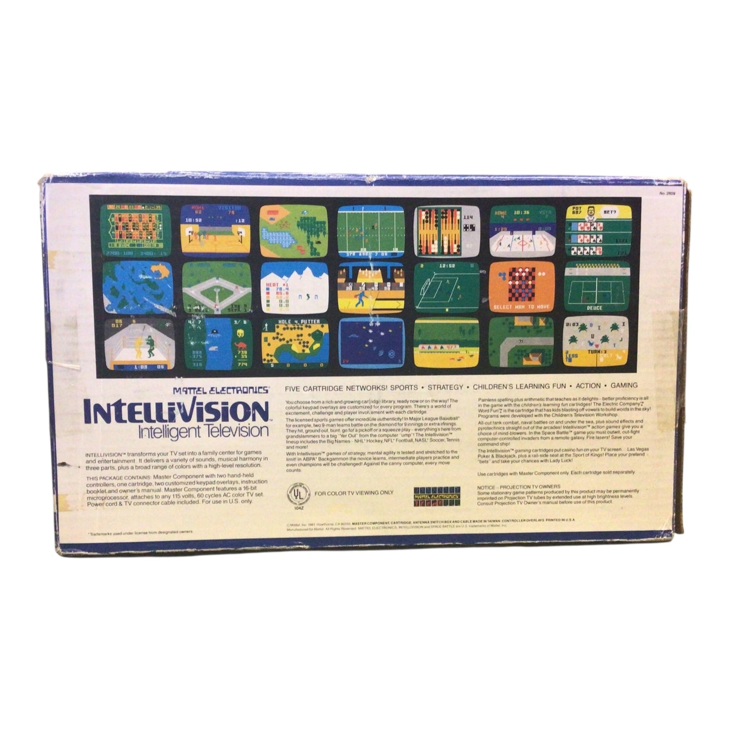 Mattel Intellivision Master Component Console - Box Only