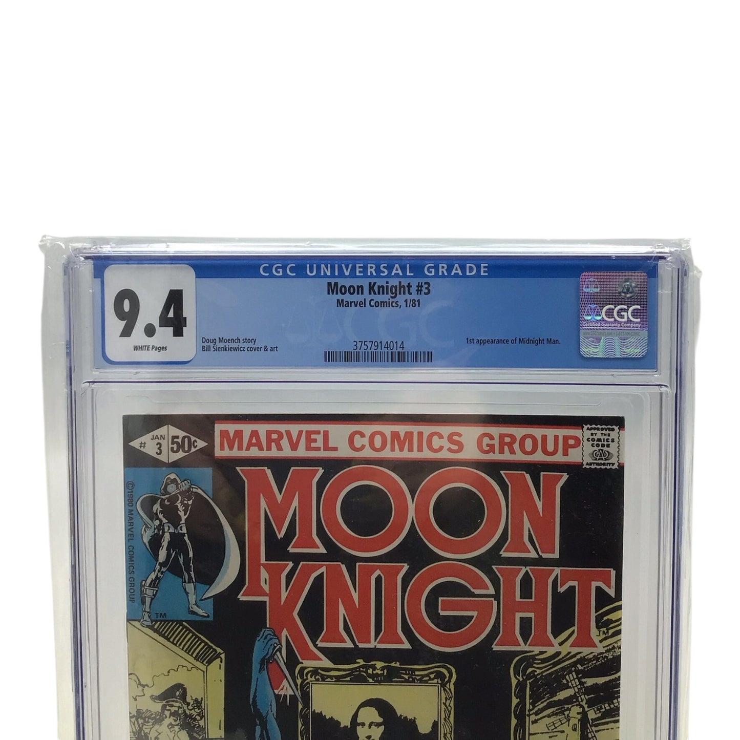 Mavel Comics Moon Knight #3 - CGC Graded 9.4