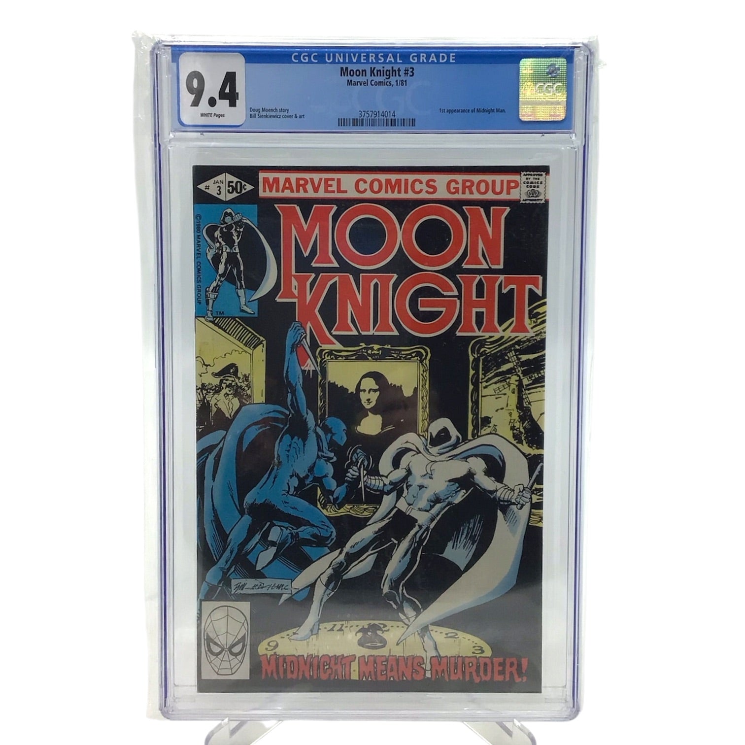 Mavel Comics Moon Knight #3 - CGC Graded 9.4