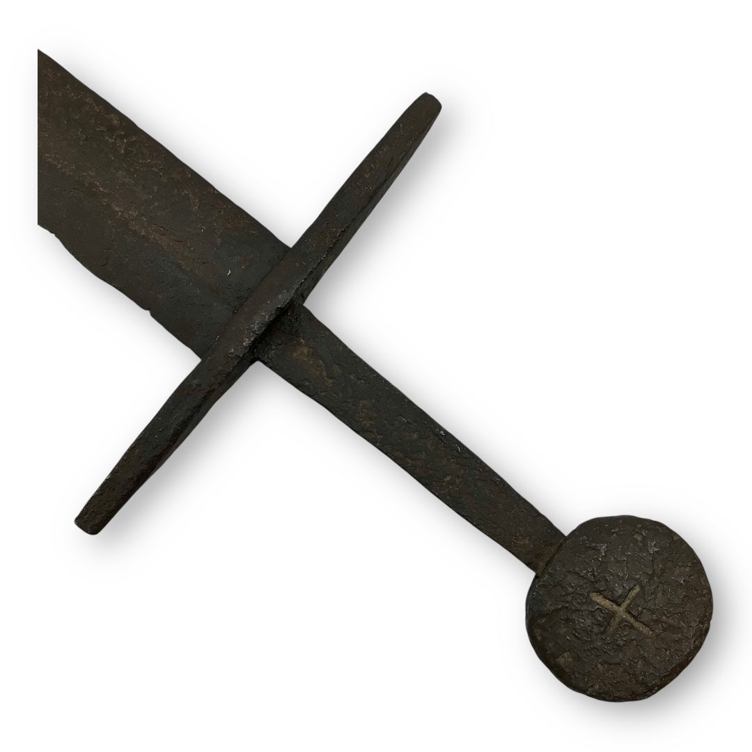 Medieval Sword Oakshott Type XI, Style G Pommel w/ Cross, Style 1 Crossguard