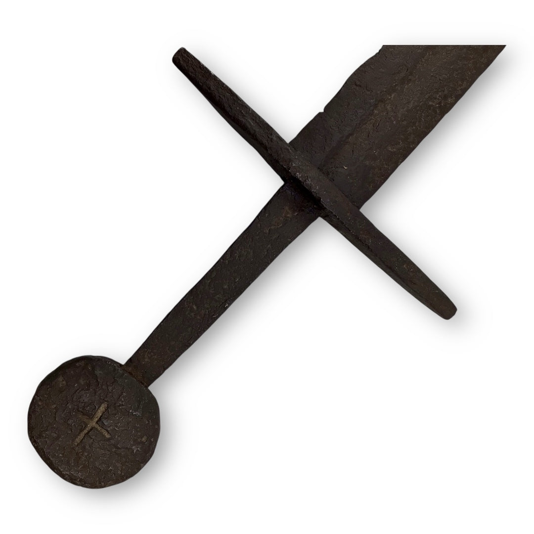 Medieval Sword Oakshott Type XI, Style G Pommel w/ Cross, Style 1 Crossguard