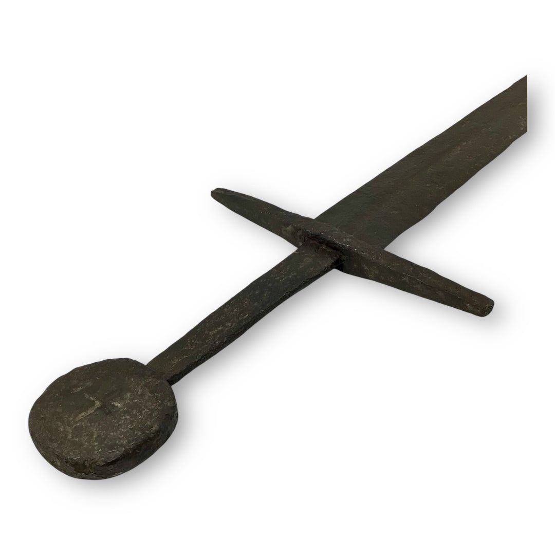 Medieval Sword Oakshott Type XI, Style G Pommel w/ Cross, Style 1 Crossguard