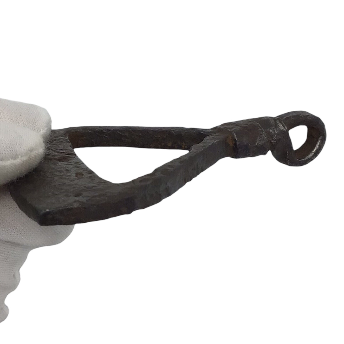 Medieval or Late Roman Iron Flint Striker, Rare Design