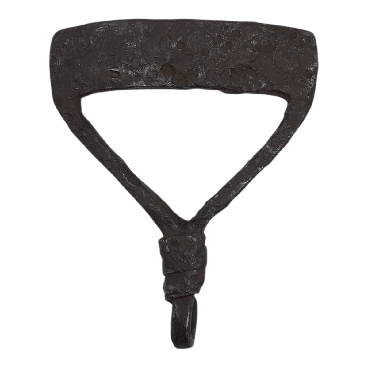 Medieval or Late Roman Iron Flint Striker, Rare Design